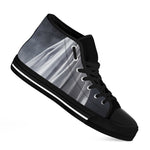 Scary Ghost 3D Print Black High Top Shoes