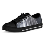 Scary Ghost 3D Print Black Low Top Shoes
