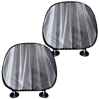 Scary Ghost 3D Print Car Headrest Covers
