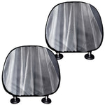 Scary Ghost 3D Print Car Headrest Covers