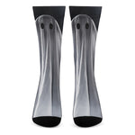 Scary Ghost 3D Print Crew Socks