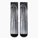 Scary Ghost 3D Print Crew Socks