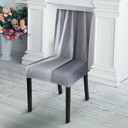 Scary Ghost 3D Print Dining Chair Slipcover