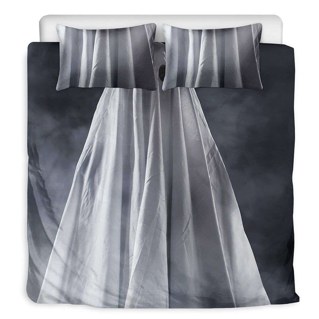 Scary Ghost 3D Print Duvet Cover Bedding Set