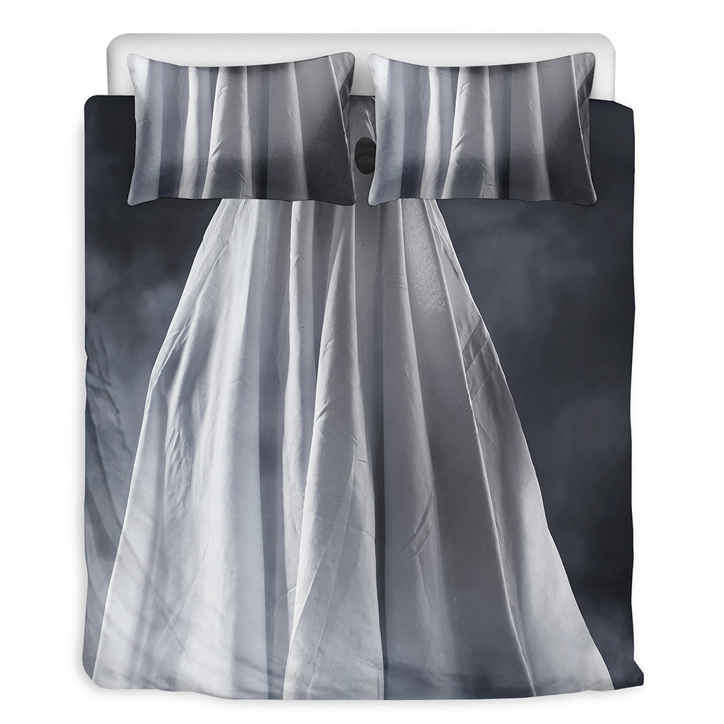 Scary Ghost 3D Print Duvet Cover Bedding Set