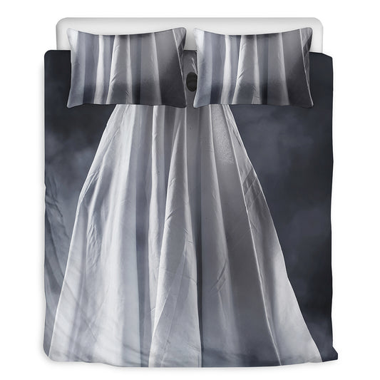 Scary Ghost 3D Print Duvet Cover Bedding Set