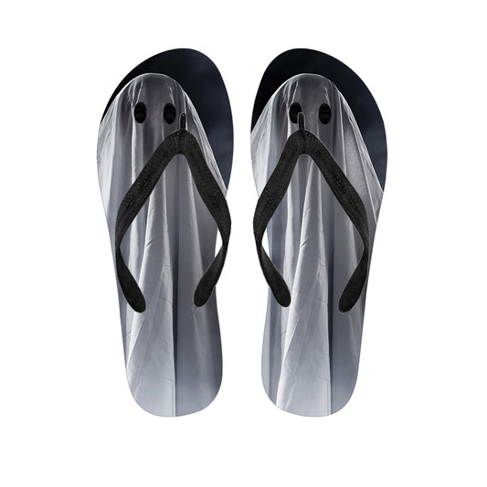Scary Ghost 3D Print Flip Flops