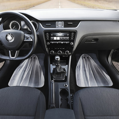 Scary Ghost 3D Print Front and Back Car Floor Mats