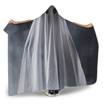 Scary Ghost 3D Print Hooded Blanket