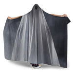 Scary Ghost 3D Print Hooded Blanket