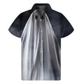 Scary Ghost 3D Print Men's Short Sleeve Shirt