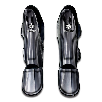 Scary Ghost 3D Print Muay Thai Shin Guard