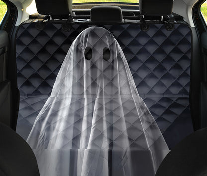 Scary Ghost 3D Print Pet Car Back Seat Cover