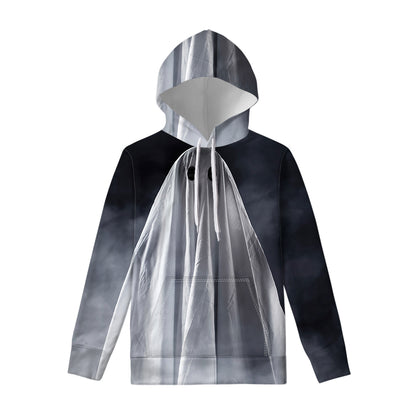 Scary Ghost 3D Print Pullover Hoodie