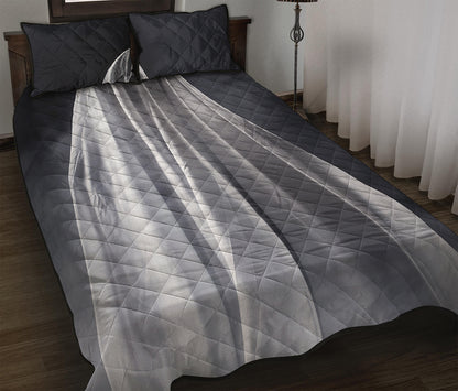 Scary Ghost 3D Print Quilt Bed Set