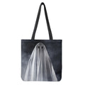 Scary Ghost 3D Print Tote Bag