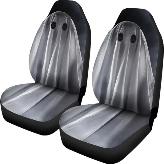 Scary Ghost 3D Print Universal Fit Car Seat Covers