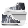 Scary Ghost 3D Print White High Top Sneakers