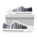 Scary Ghost 3D Print White Low Top Sneakers