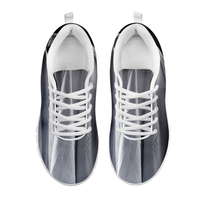 Scary Ghost 3D Print White Sneakers