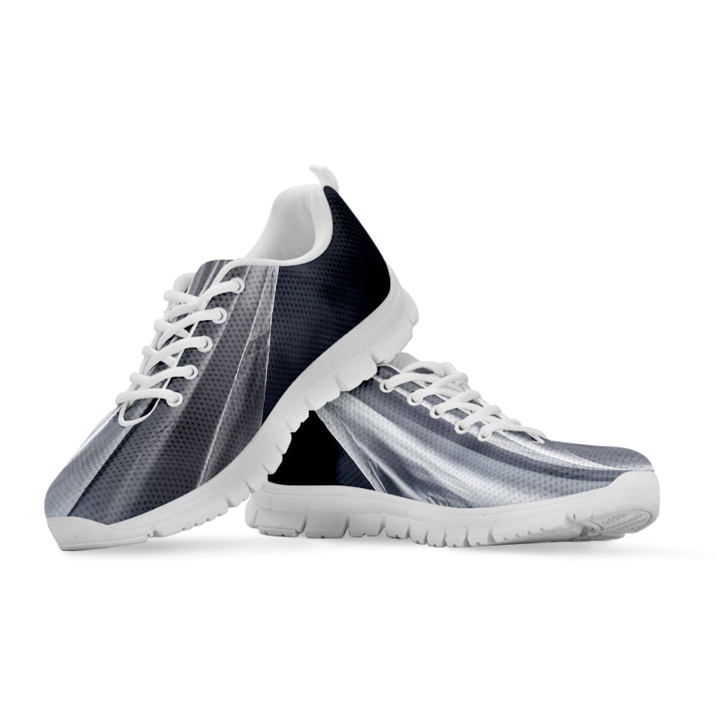 Scary Ghost 3D Print White Sneakers