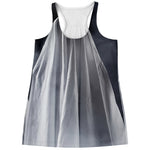 Scary Ghost 3D Print Women's Racerback Tank Top