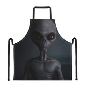 Scary Grey Alien 3D Print Apron