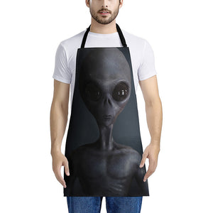 Scary Grey Alien 3D Print Apron