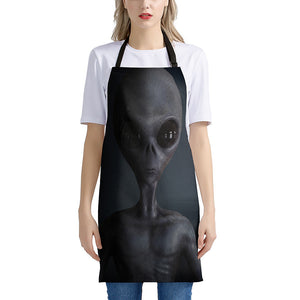 Scary Grey Alien 3D Print Apron