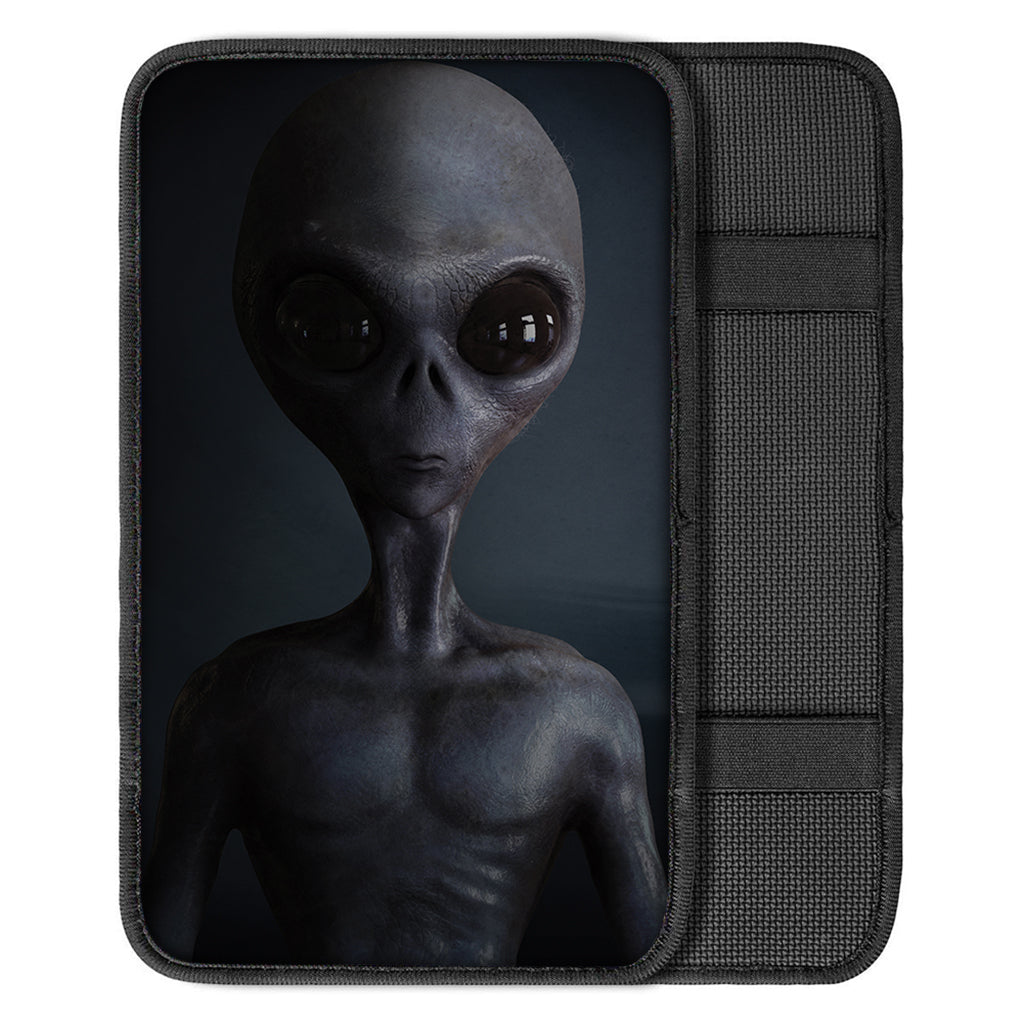 Scary Grey Alien 3D Print Car Center Console Cover