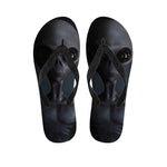 Scary Grey Alien 3D Print Flip Flops