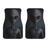 Scary Grey Alien 3D Print Front Car Floor Mats