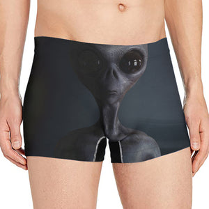 Scary Grey Alien 3D Print Men's Boxer Briefs