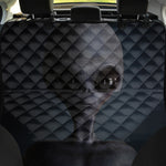 Scary Grey Alien 3D Print Pet Car Back Seat Cover