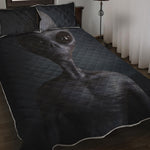 Scary Grey Alien 3D Print Quilt Bed Set