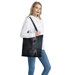 Scary Grey Alien 3D Print Tote Bag