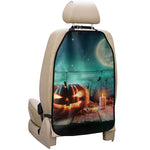 Scary Halloween Pumpkin Print Car Seat Organizers