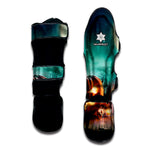 Scary Halloween Pumpkin Print Muay Thai Shin Guard
