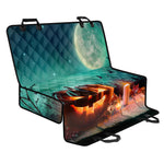 Scary Halloween Pumpkin Print Pet Car Back Seat Cover