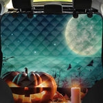 Scary Halloween Pumpkin Print Pet Car Back Seat Cover