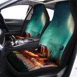 Scary Halloween Pumpkin Print Universal Fit Car Seat Covers