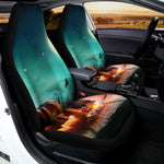 Scary Halloween Pumpkin Print Universal Fit Car Seat Covers