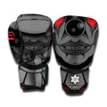 Scary Joker Card Print Boxing Gloves