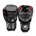 Scary Joker Card Print Boxing Gloves