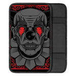 Scary Joker Card Print Car Center Console Cover