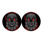 Scary Joker Card Print Car Coasters