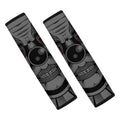 Scary Joker Card Print Car Seat Belt Covers