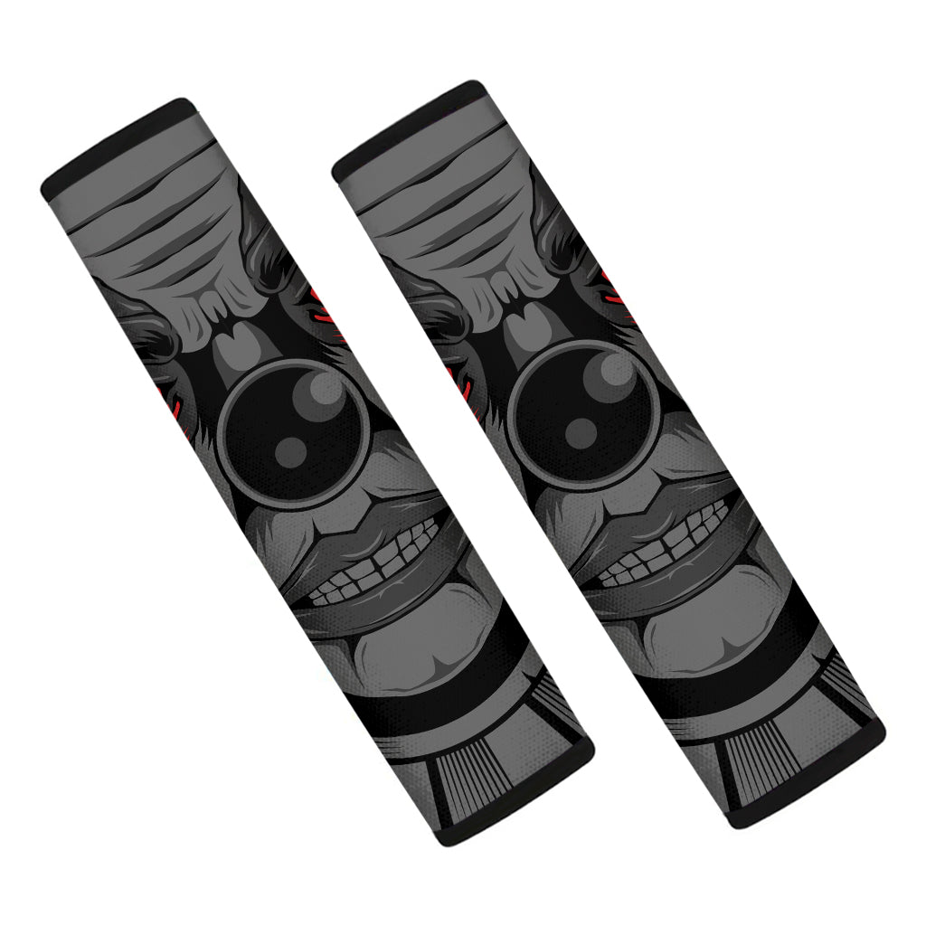 Scary Joker Card Print Car Seat Belt Covers