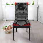 Scary Joker Card Print Dining Chair Slipcover