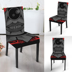 Scary Joker Card Print Dining Chair Slipcover